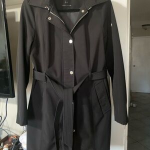 Calvin Klein Black Jacket with Silver Accents